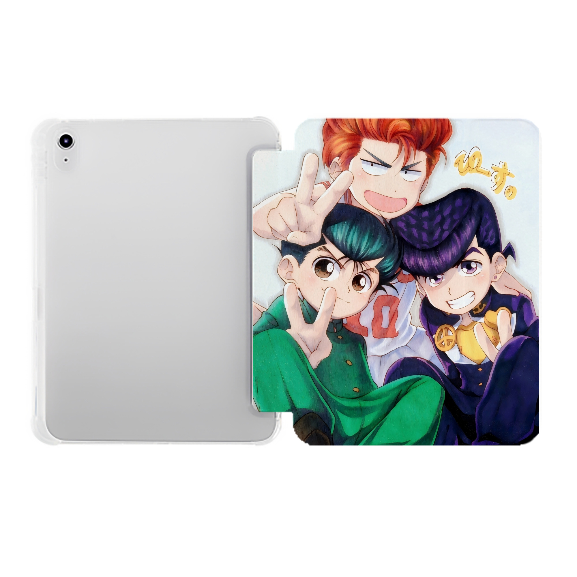 （画像用） SLAM DUNK／スラムダンク IPad ケース ペン収納付き 三つ折りスタンド PUレザー×シリコン 対応機種9.5/10.5/10.9インチ